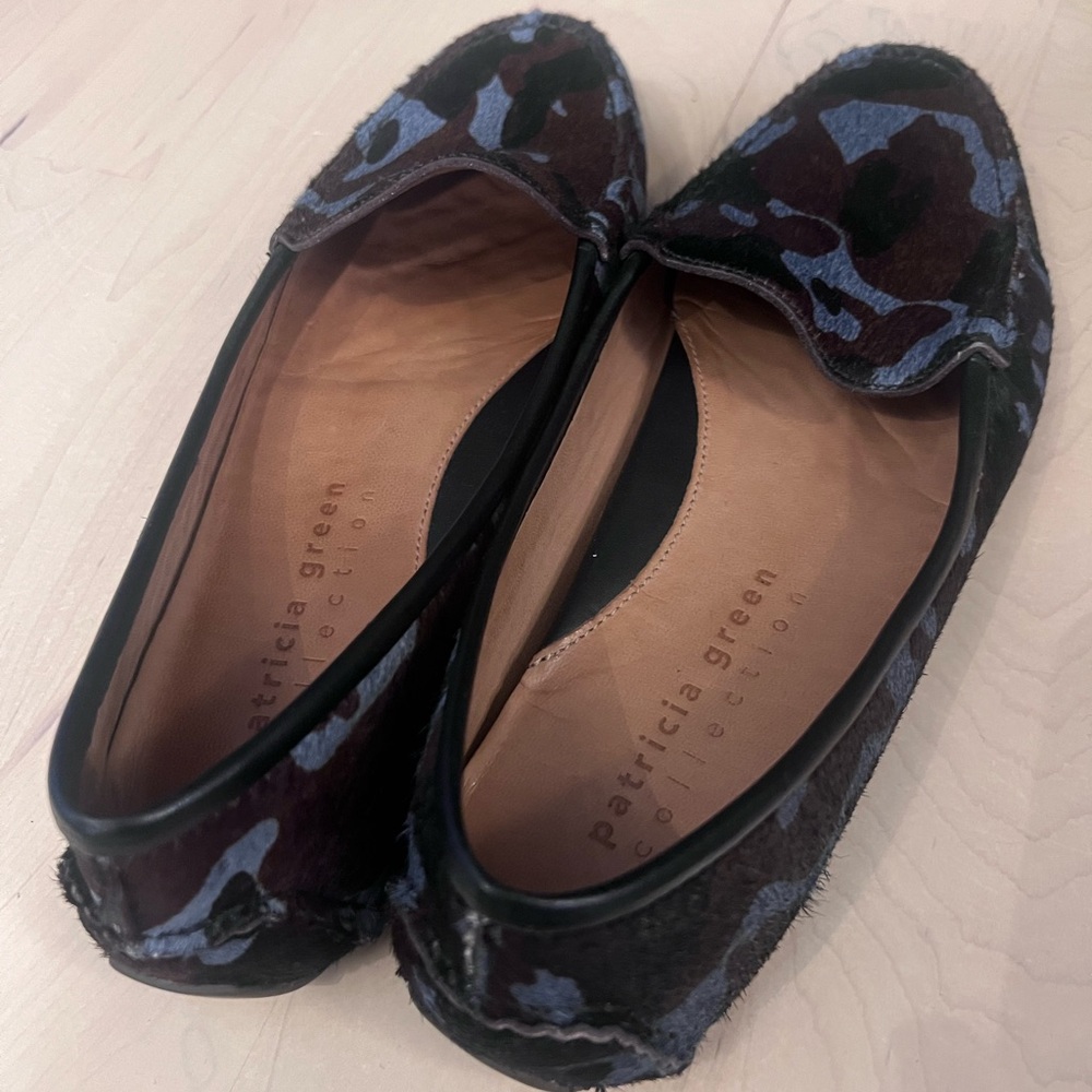 Patricia Green Camouflage Loafers - Black and Blue